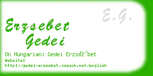 erzsebet gedei business card